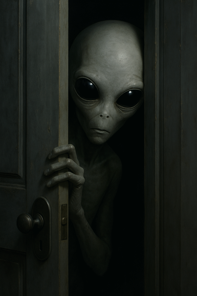 alienpeeking
